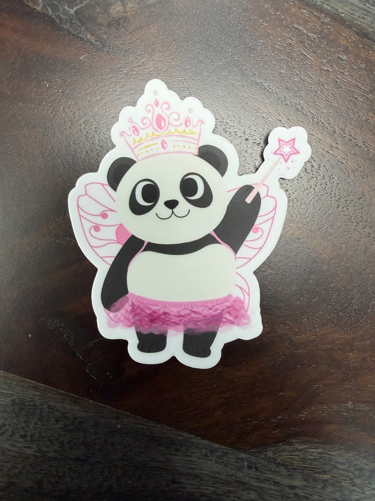Sticker: Spooky Zoo Panda Fairy
