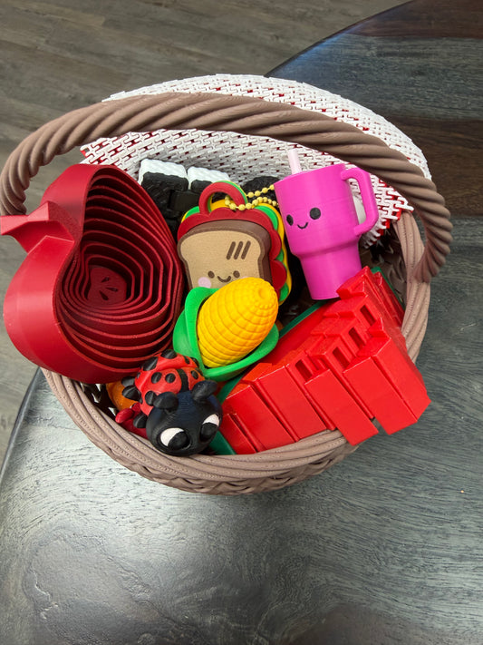 3-D Fidget Lawn Lunch Basket