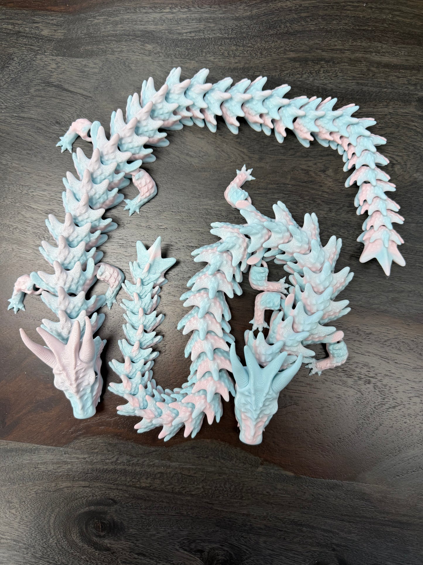 3-D Pride: Trans Pride Dragon