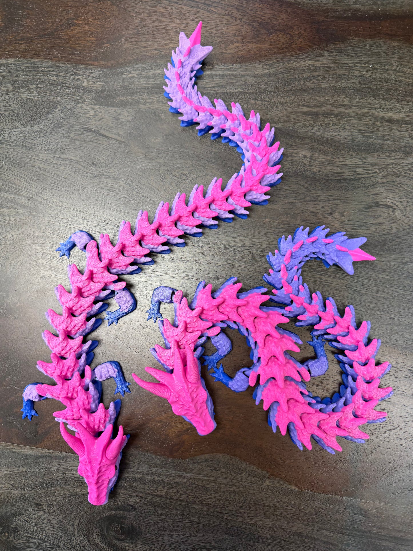 3-D Pride: Bisexual Pride Dragon