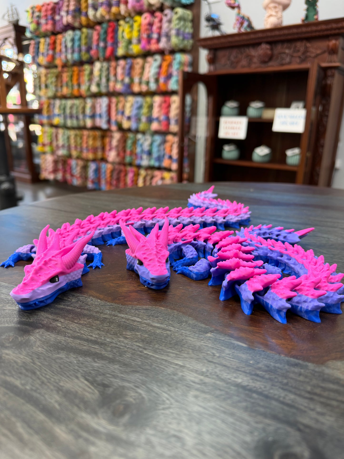 3-D Pride: Bisexual Pride Dragon