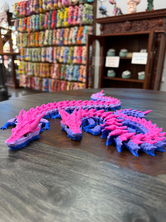 3-D Pride: Bisexual Pride Dragon