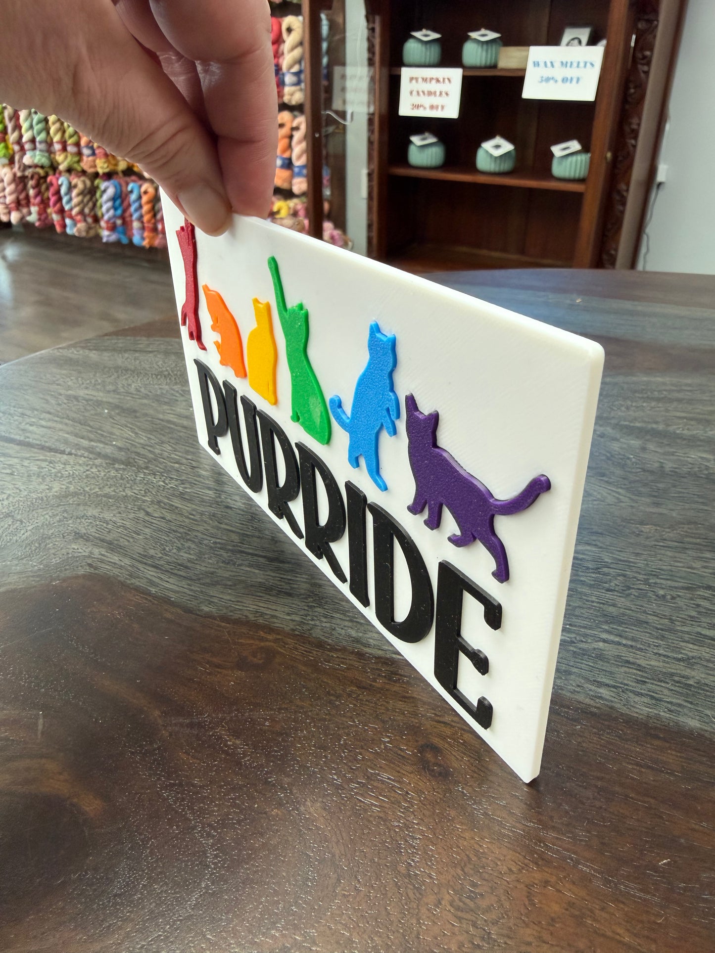 3-D Pride: Purride Sign