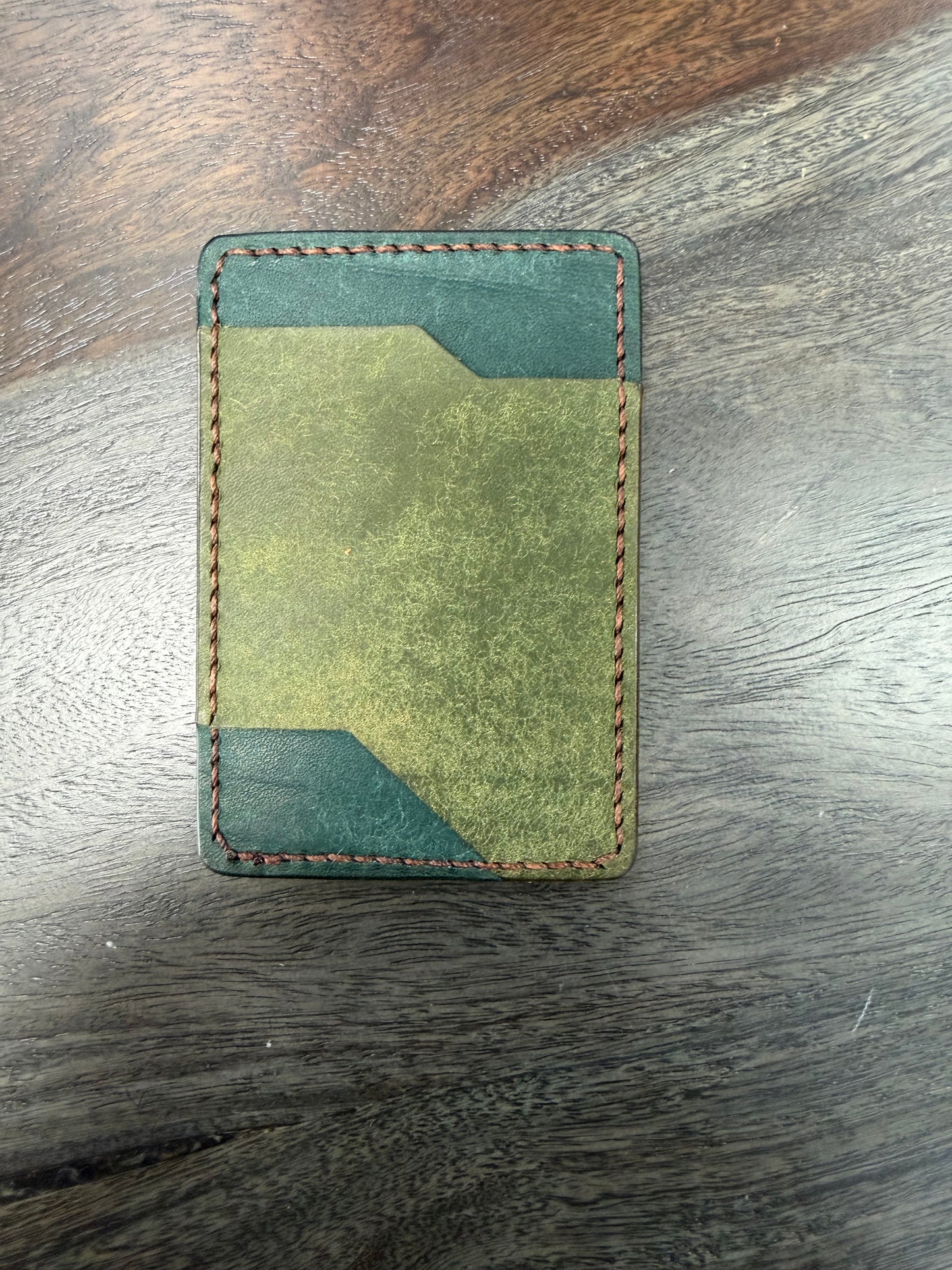 Leather Cardholder: 2-Sides Style