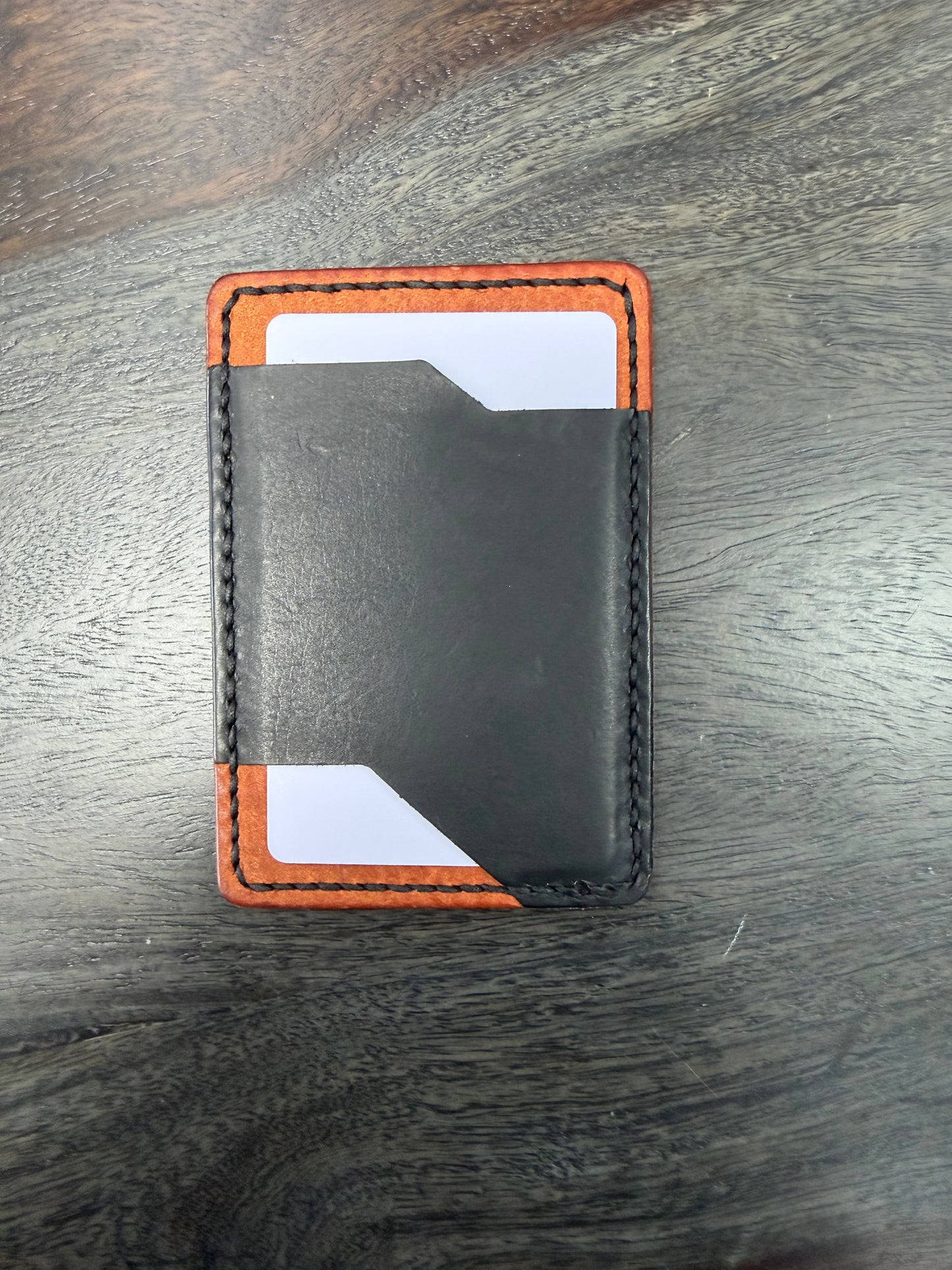 Leather Cardholder: 2-Sides Style