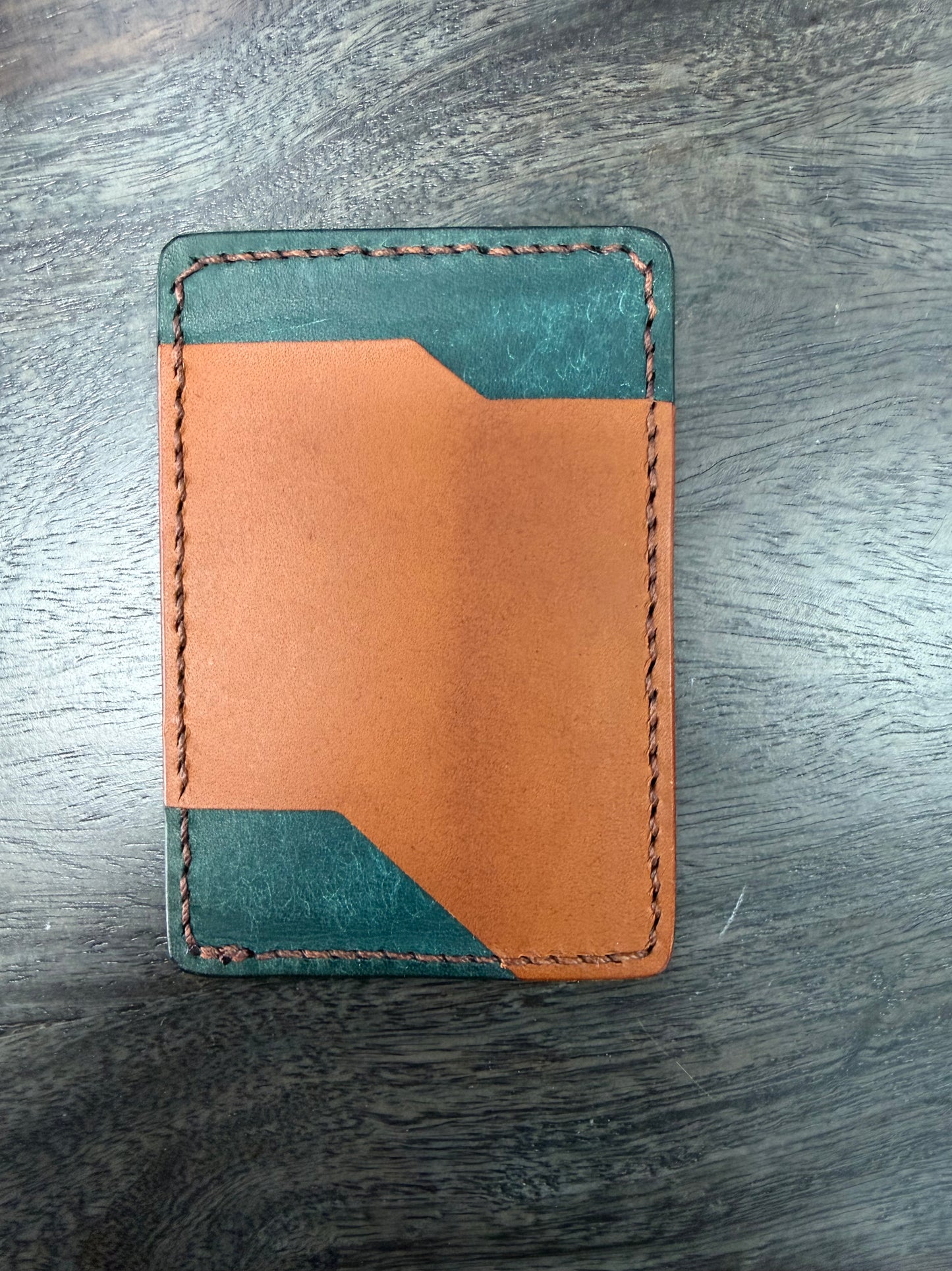 Leather Cardholder: 2-Sides Style