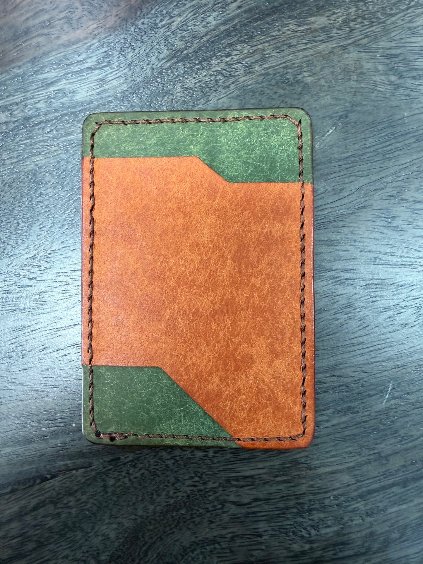 Leather Cardholder: 2-Sides Style