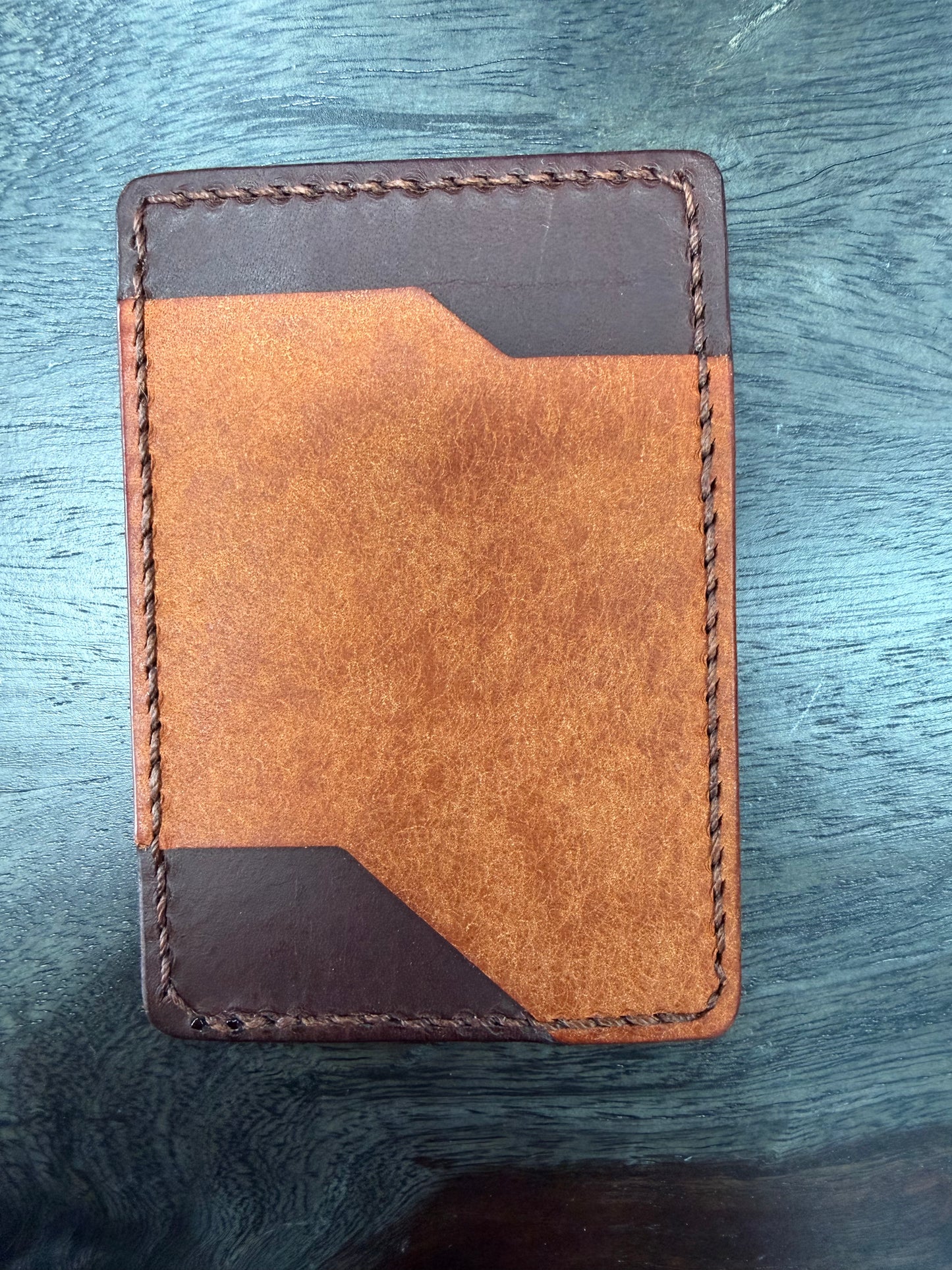 Leather Cardholder: 2-Sides Style