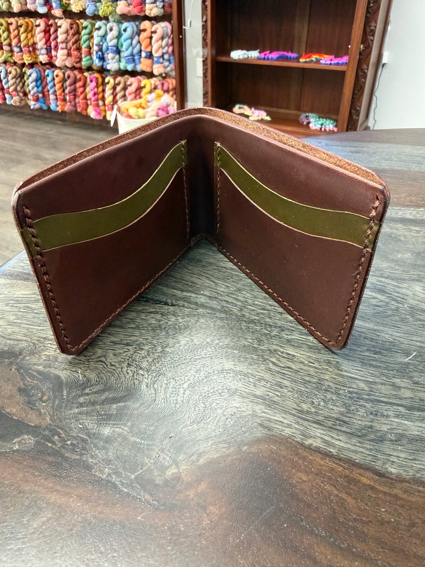 Leather Wallet: Kronk 4-Pocket Style