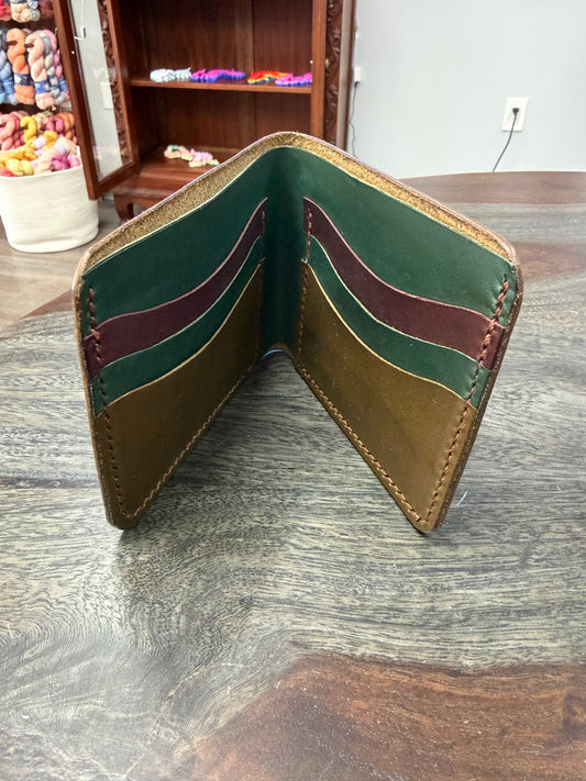Leather Wallet: Hercules 6-Pocket Style
