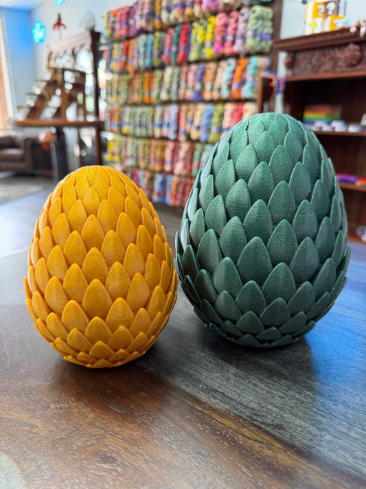 3-D Printed Large Dragon Egg (2 Sizes)