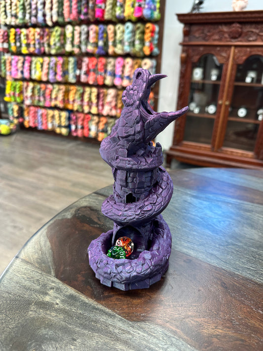 Dice Tower: Purple Sparkle Basilisk