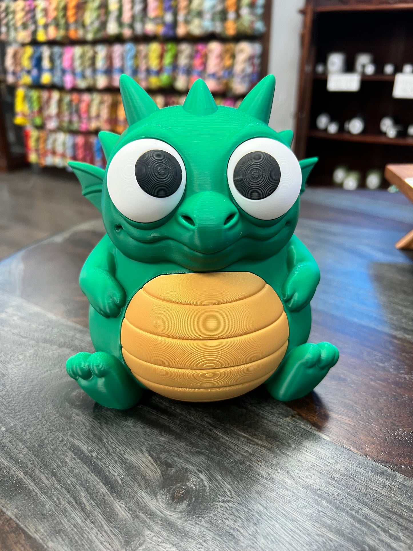 3-D Printed Chunky Dragon Coin Bank