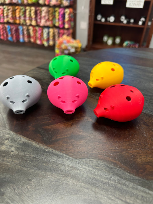 3-D Printed Pig Shaped Ocarina (Whistle)